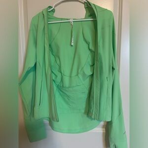 Lime green lulu jacket
